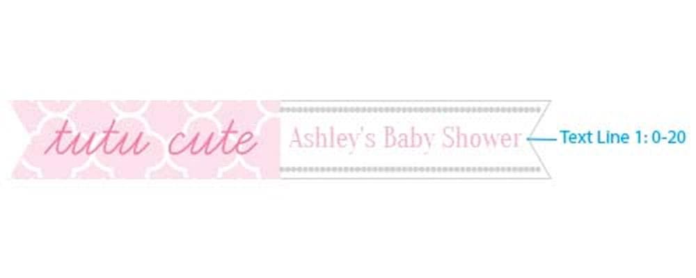 Personalized Tutu Cute Ballerina Party Flags