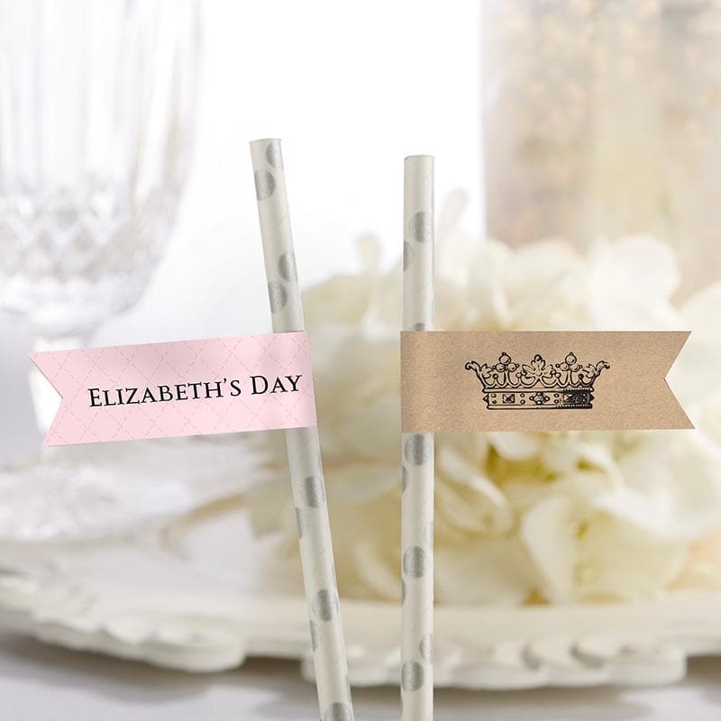 Personalized Little Princess Party Flags