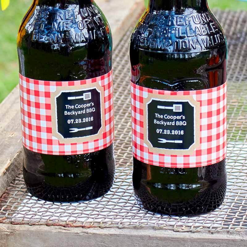 Personalized Baby-Q Water Bottle Labels