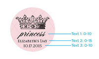 Thumbnail for Personalized Little Princess Mini Glass Favor Jars (Set of 12)