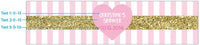 Thumbnail for Personalized Sweet Heart Water Bottle Labels