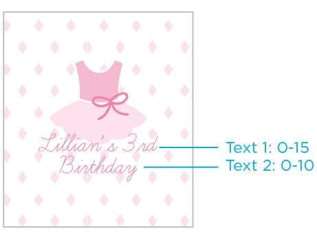 Personalized Lip Balm - Tutu Cute (Set of 12)