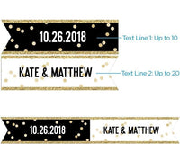 Thumbnail for Personalized Party Time Party Straw Flags