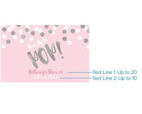 Thumbnail for Personalized Mini Wine Labels - Ready to Pop (Girl)
