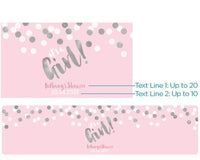 Thumbnail for Personalized It's a Girl! Water Bottle Labels