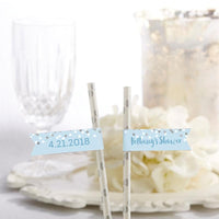 Thumbnail for Personalized It's a Boy! Party Straw Flags
