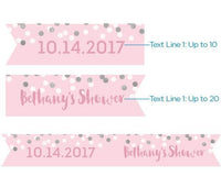 Thumbnail for Personalized It's a Girl! Party Straw Flags