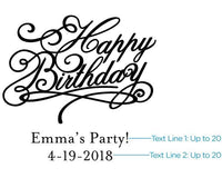 Thumbnail for Personalized Happy Birthday Printed Acrylic Tumbler