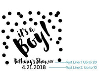 Thumbnail for Personalized It's a Boy! Printed Vintage Milk Bottle Favor Jar (Set of 12)