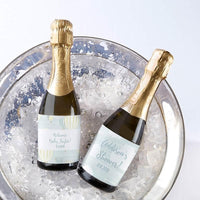 Thumbnail for Personalized Gender Neutral Baby Shower Mini Wine Bottle Labels