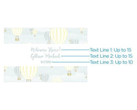 Thumbnail for Personalized Gender Neutral Baby Shower Mini Wine Bottle Labels