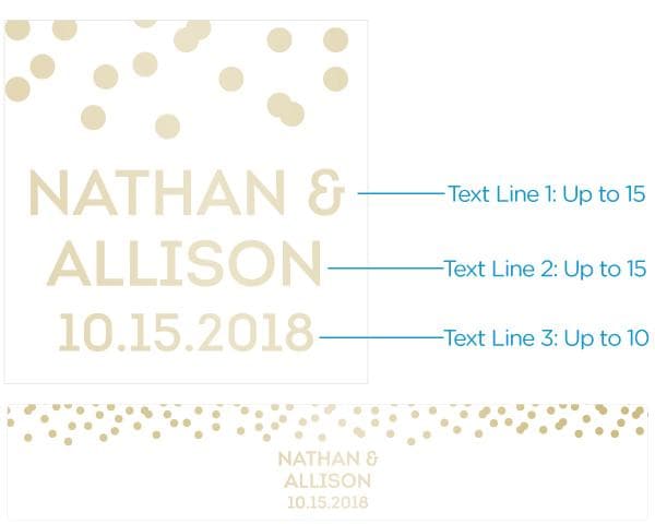 Personalized Lip Balm - Gold Foil (Set of 12)