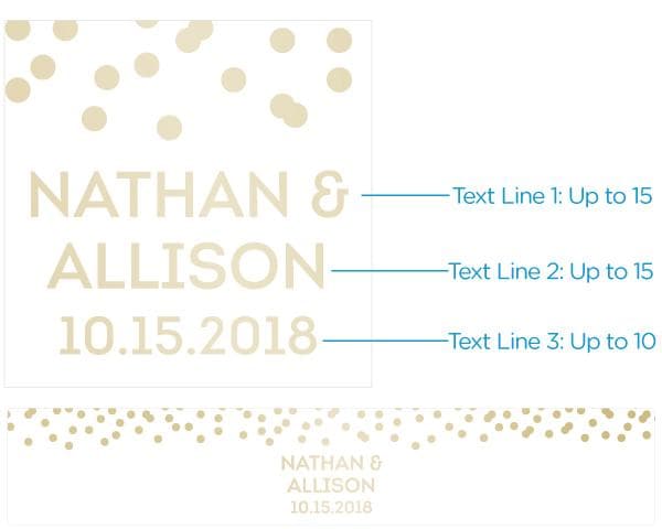 Personalized Lip Balm - Gold Foil (Set of 12)