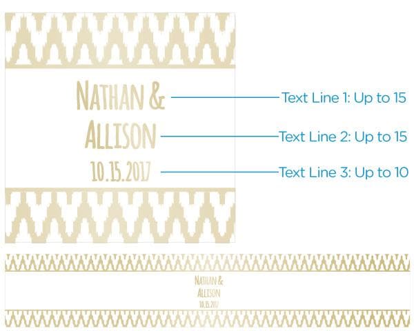 Personalized Lip Balm - Gold Foil (Set of 12)