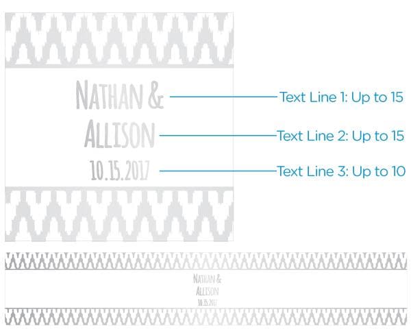 Personalized Lip Balm - Silver Foil (Set of 12)