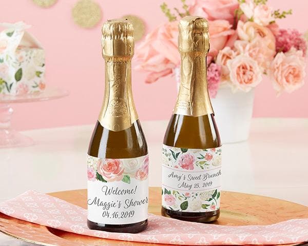 Personalized Mini Wine Bottle Labels - Brunch