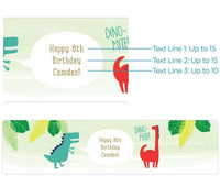 Thumbnail for Personalized Dino Party Water Bottle Labels