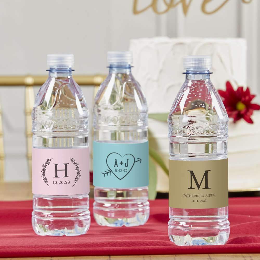 Custom Water Bottle Labels - Personalized Water Bottles