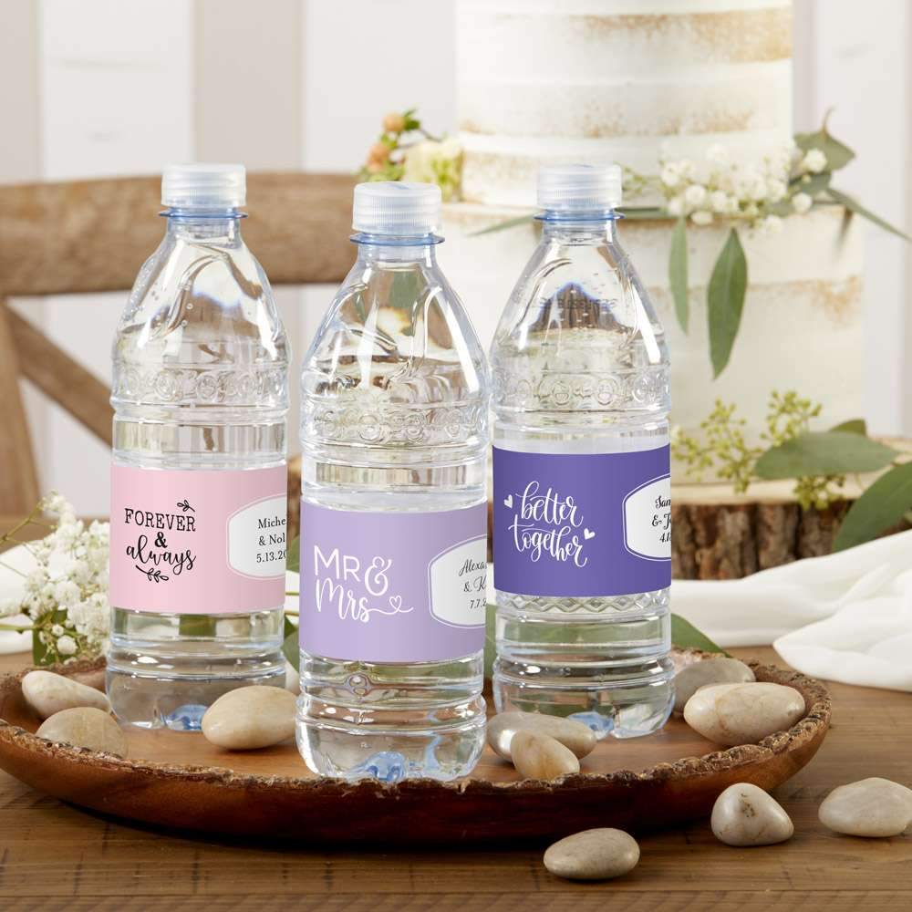 Personalized Water Bottle Labels (Set of 12)