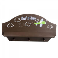Thumbnail for Espresso 3-Peg Shelf (Personalization Available)
