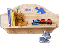 Thumbnail for Personalized Toy Shelf (Available in Natural or White Finish)