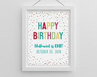 Thumbnail for Personalized Happy Birthday Poster (18x24)