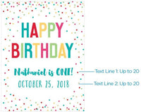Thumbnail for Personalized Happy Birthday Poster (18x24)