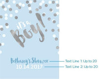 Thumbnail for Personalized It's a Boy! Poster (18x24)