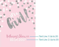 Thumbnail for Personalized It's a Girl! Poster (18x24)