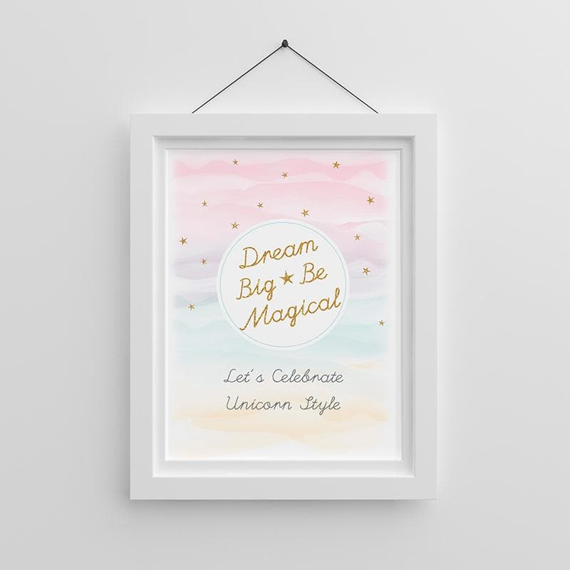 Personalized Enchanted Party Poster (18x24)