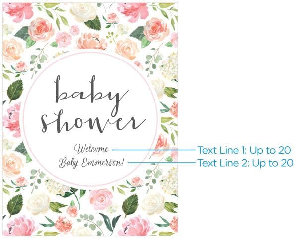 Personalized Poster (18x24) - Brunch Baby Shower