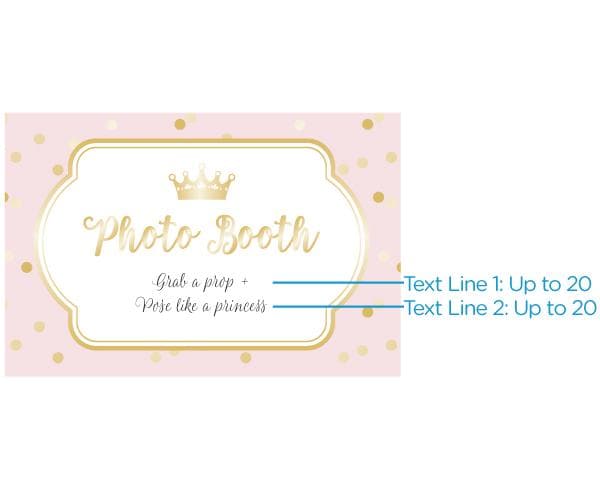 Personalized Princess Party Sign (18x12)