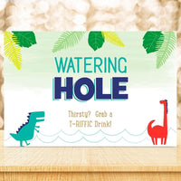 Thumbnail for Personalized Dino Party Sign (18x12)