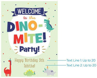 Thumbnail for Personalized Dino Party Poster (18x24)