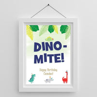Thumbnail for Personalized Dino Party Poster (18x24)