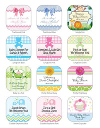 Thumbnail for Personalized Baby Chocolate Graham Cracker Favors (Many Designs Available)