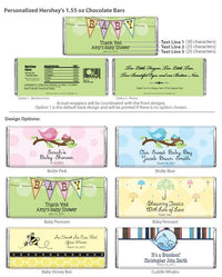 Thumbnail for Personalized Baby Hershey's Chocolate 1.55 oz. Bars (Many Designs Available)