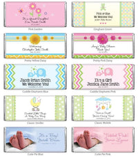 Thumbnail for Personalized Baby Hershey's Chocolate 1.55 oz. Bars (Many Designs Available)