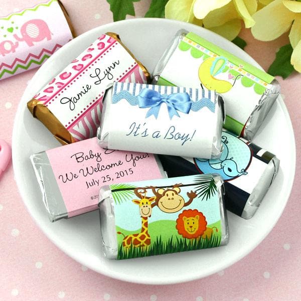 Personalized Baby Shower Hershey Miniatures (Many Designs Available)