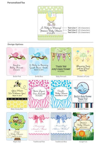Thumbnail for Personalized Baby Tea Favor (Many Designs Available)