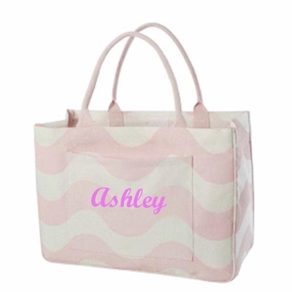 Daytripper Tote Pink Wave (Personalization Available)