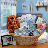 Thumbnail for Deluxe Welcome Home Baby Gift Basket - Blue