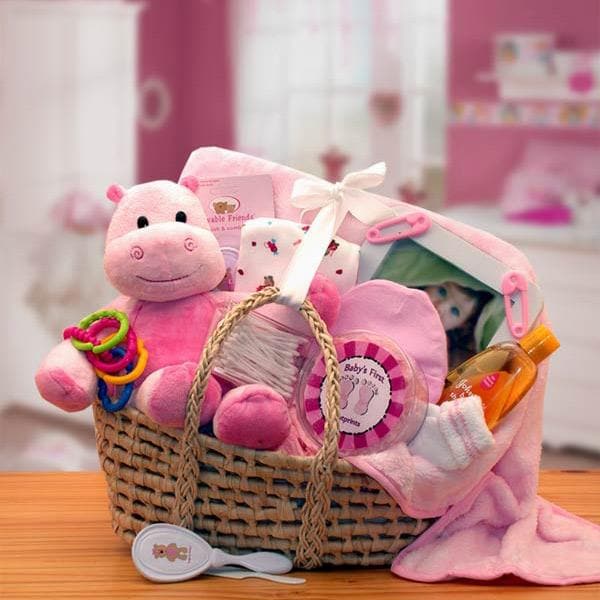 Small Carrier Gift Basket - Pink