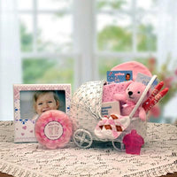 Thumbnail for Bundle of Joy Baby Gift Basket - Pink