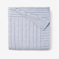 Thumbnail for My Favorite Blankie Cable Blanket - Pink, Blue or White (Personalization Available)