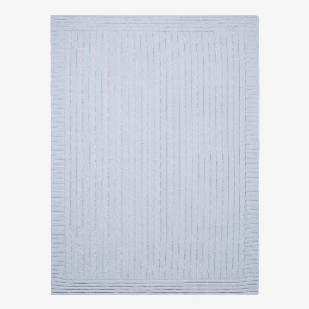 My Favorite Blankie Cable Blanket - Pink, Blue or White (Personalization Available)