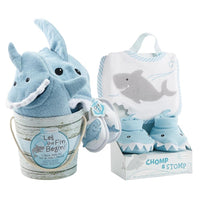 Thumbnail for Shark 6-Piece Baby Gift Set - Blue