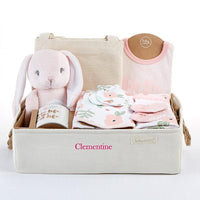 Thumbnail for Fancy Floral 9-Piece Baby Gift Basket (Personalization Available)
