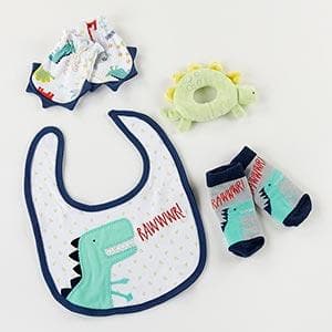 Dino Baby 4-Piece Gift Set