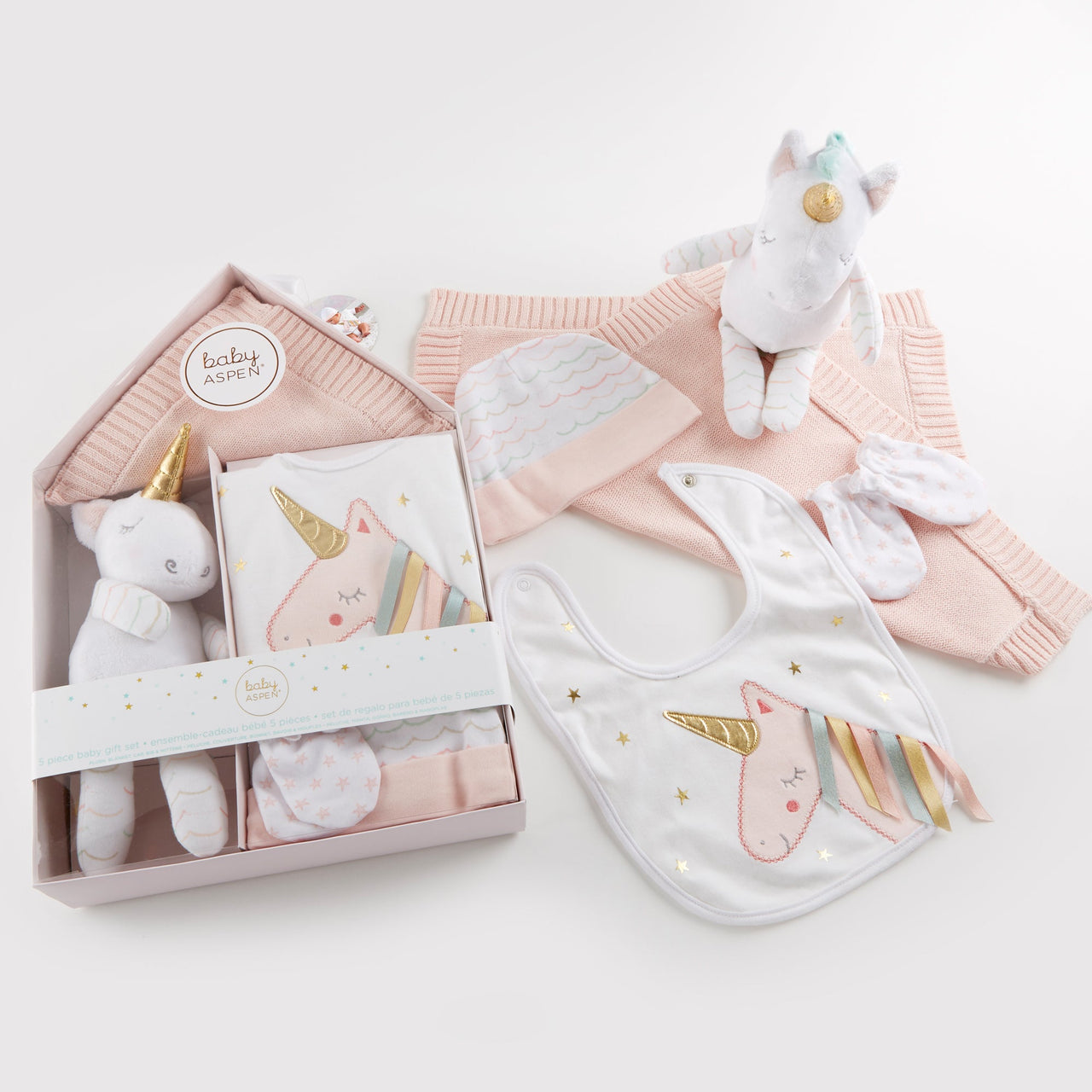 Simply Enchanted Unicorn 5-Piece Welcome Home Gift Set